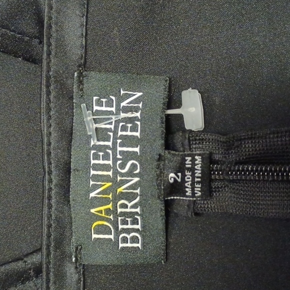 Danielle Bernstein Black Zippered Bustier Top ZZZ - Picture 4 of 5